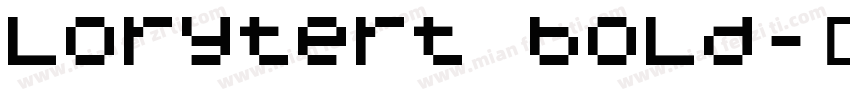 LoryTert Bold字体转换